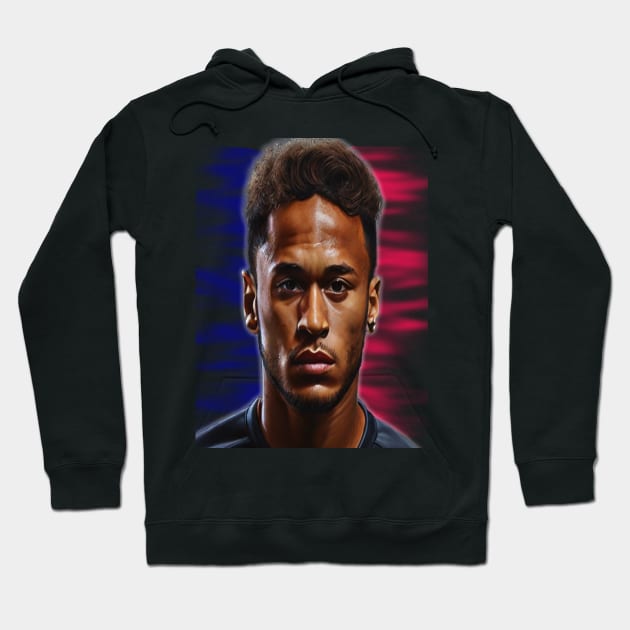 Neymar Jr Hoodie by mikeeeArt